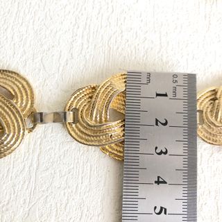 Cintura catena vintage anni '70 nodo oro