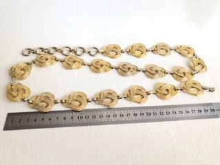 Cintura catena vintage anni '70 nodo oro