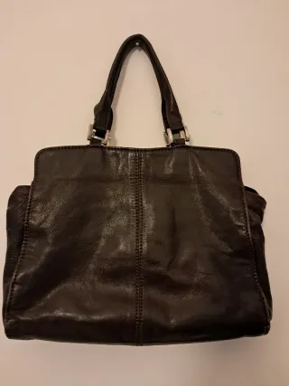 Borsa pelle marrone vintage y2k
