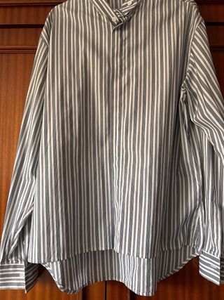 Camisa Dior Alta Costura Rayas