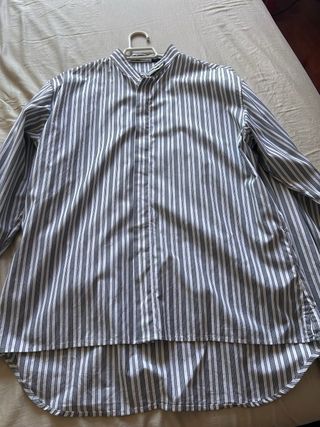 Camisa Dior Alta Costura Rayas