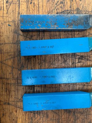 Lote 4 Cuchillas Torno Tronzar 32x20