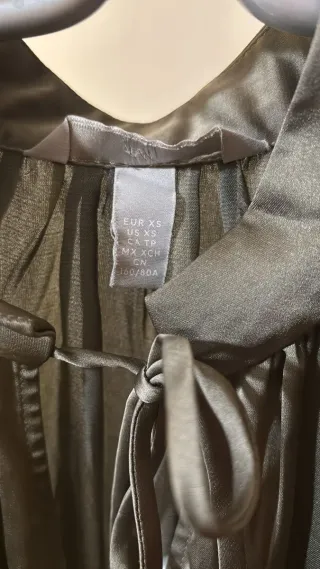 Vestido largo verde oscuro