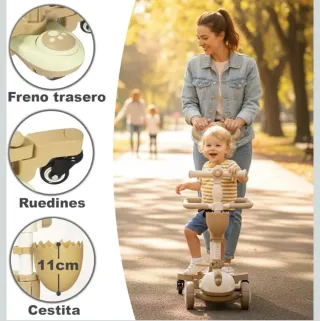 Patín evolutivo infantil con luces