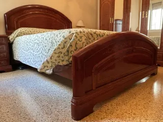 Dormitorio completo vintage madera