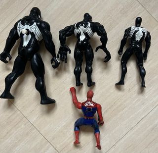 Lote Figuras Venom e Homem-Aranha