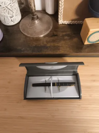 Parker Latitude Pluma Fuente Negro