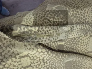 Manta de cama con estampado de piel