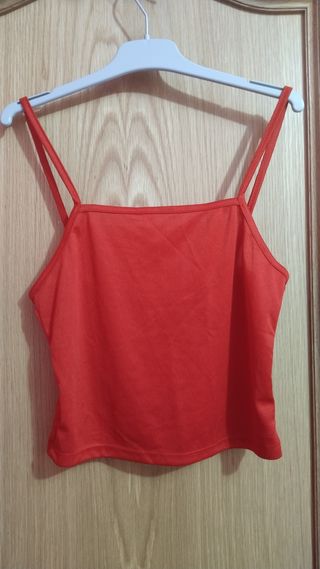Pack 3 Crop Tops H&M Azul