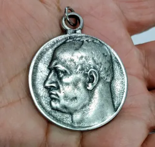Medaglia Duce Benito Mussolini Capo del Fascismo