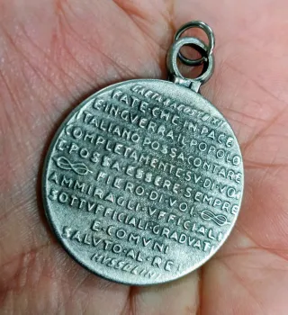 Medaglia Duce Benito Mussolini Capo del Fascismo