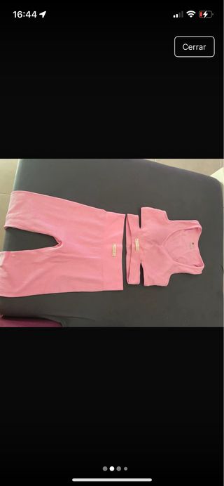 Conjunto deportivo rosa talla única
