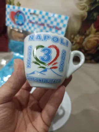 Tazzina Napoli Core Mio con piattino