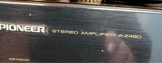 Amplificador, Ecualizador y Sintonizador Pioneer