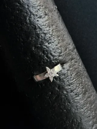 Anillo Plata 925 Estrella Circonitas