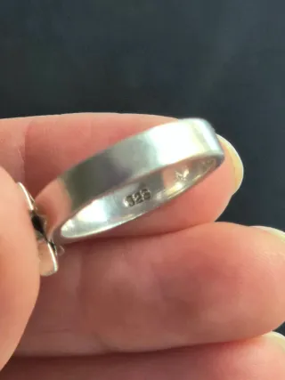 Anillo Plata 925 Estrella Circonitas