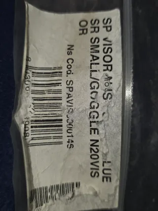 Visiera casco trasparente