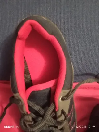 Zapatos Senderismo Mujer Quechua Gris/Rosa