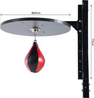Piattaforma Boxe con Speedball Φ21 cm, Punching Ba