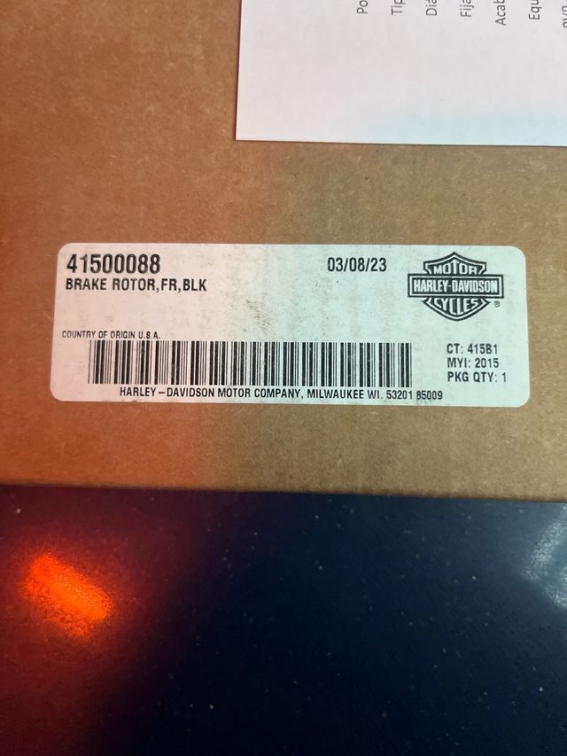 Disco Freno Harley Davidson