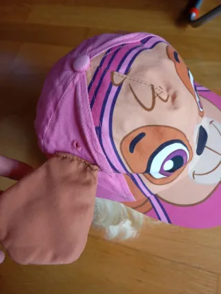 Gorra Skye Patrulla Canina Niña Rosa