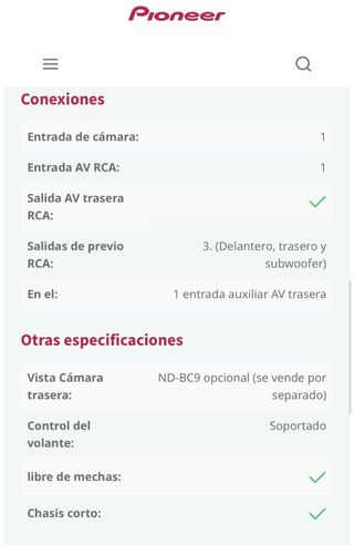 Radio Pioneer CarPlay Android Auto SPH-DA77DAB