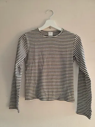 Camiseta niña Zara rayas. Talla 13-14 años