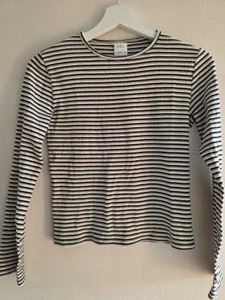 Camiseta niña Zara rayas. Talla 13-14 años