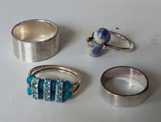 Anillos Plata Ley