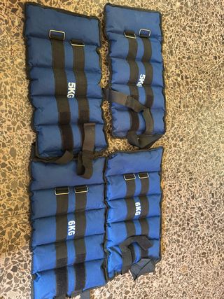 Lastres para ejercicio 5kg y 6kg