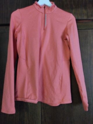 Camiseta térmica manga larga media cremallera