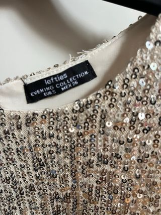 Conjunto 3 Tops Fiesta Negro, Dorado y Blanco