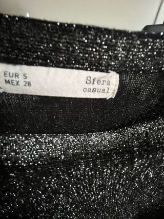 Conjunto 3 Tops Fiesta Negro, Dorado y Blanco