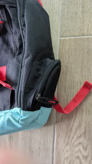 Mochila Element Negra y Turquesa