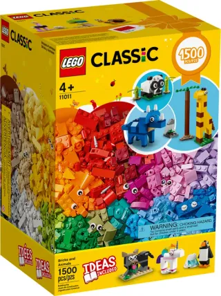 LEGO Classic 11011 Mattoncini e Animali