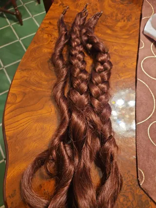 Mallas pelo fallera castaña rojiza