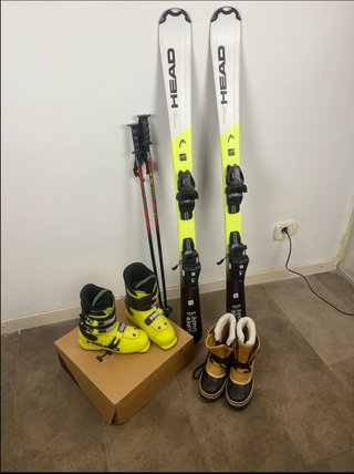 Esquís Head, Botas y Bastones Scott