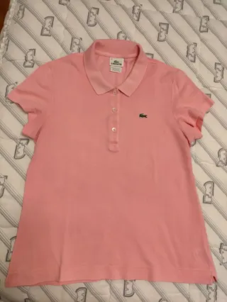 Polo Lacoste Rosa Original mujer