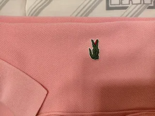Polo Lacoste Rosa Original mujer