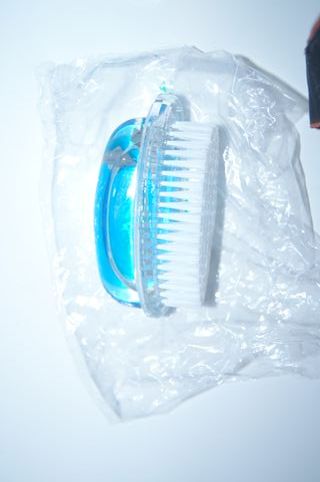 Conjunto Saboneteira + Escova Aqua