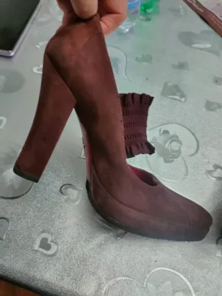 Décolleté Cesare Paciotti camoscio bordeaux 38