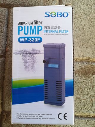 FILTRO INTERNO ACUARIO pequeño con aireador pecera