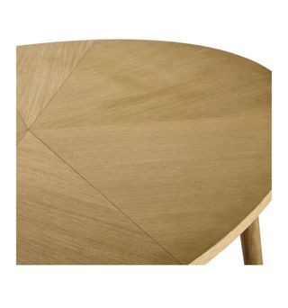 Mesa ovalada de comedor y 6 sillas