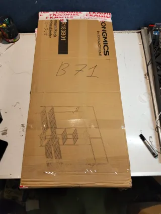 SONGMICS Perchero Armario Abierto con 9 Estantes