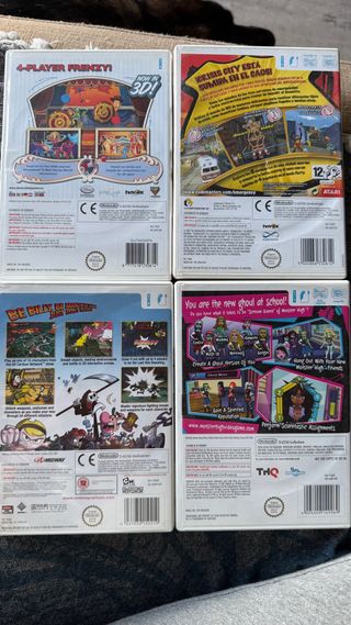 Lote 4 Juegos Wii: Toy Story, Emergency Mayhem, Bi