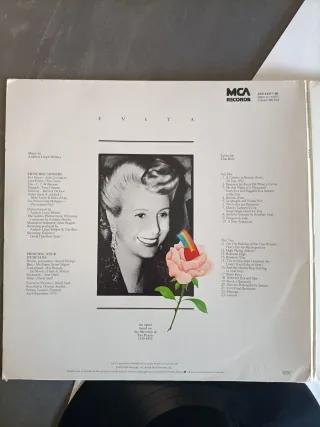 Doble LP Evita Andrew Lloyd Webber