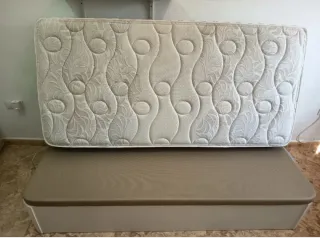 Canapé abatible con colchón flex