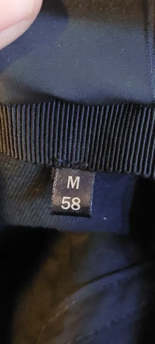 Cappello Gucci nero e beige