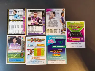Lote 7 cromos auto Real Valladolid lt3