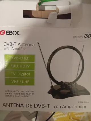 Antena DVB-T EBOX con Amplificador